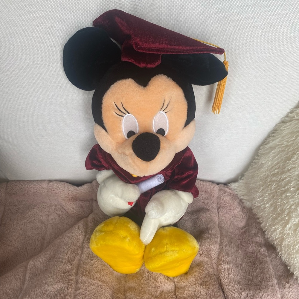 Minnie Mouse Graduation Plush